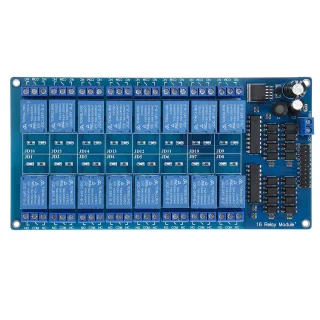 2Pcs 12V 16CH Channel Relay Module With Optocoupler For PIC AVR DSP ARM