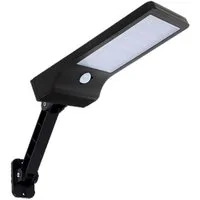 LUXULA LED Solarleuchte ENOVALITE Solar-Wandleuchte 300lm 6500K Kaltweiß Solar Wandlampe Außen, LED fest integriert, Kaltweiß