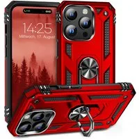 Tec-Expert Handyhülle Outdoor Cover Hülle für Apple iPhone 15 Pro Max 6.7 Zoll, 6.7, Premium Hülle aus verstärktem Polycarbonat
