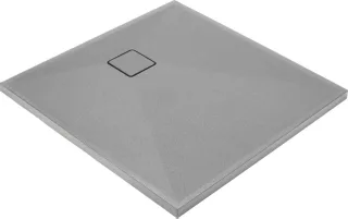 Neuesbad Quadratisch Duschwanne Grau Granit, 80X80 CM NB1DEKQRS42B1