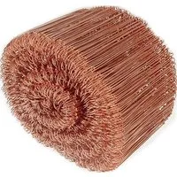 Draht 1000er Pack H+R Betonbindedraht D.1mm L.100mm einfach · verkupfert H
