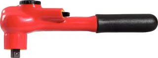 KS Tools 3/8" Umschaltknarre mit Schutzisolierung mit Verriegelungsmechanik, 32 Zahn - 117.3800