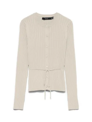 VERO MODA - VMNAOMI LS O-NECK CARDIGAN Birch - Gr. - S