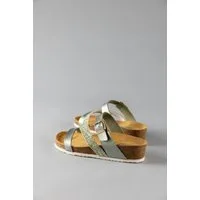 Aniston SHOES Keilpantolette Sommerschuh, Strandschuh, Hausschuh, Glitter