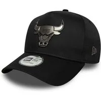 New Era Baseball Cap Chicago Bulls New Era NBA Metallic 9Forty E-Frame Cap Schwarz (1-St)