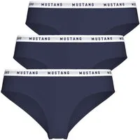MUSTANG Hipster Hipster Unterwäsche Unterhose (Set, 3-St) atmungsaktiv - formstabil - vegan - sportlicher Sitz - niedriger Bund
