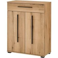 Home affaire Garderobenschrank Cantara, Schrank in zwei Farben, modernes Sideboard, Kommode vielseitig einsetzbar, ausreichend Stauraum, 80 cm breit