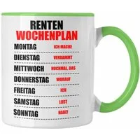 Trendation Tasse Trendation - Renter Tasse Ruhestand Geschenk Rente für Mann Frau Lusti