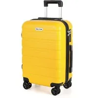 TAN.TOMI Handgepäckkoffer S/M/L/Set Koffer Hartschale Leicht Reisekoffer ABS Geräumig Haltbar, Trolley Handgepäck Große Kapazität