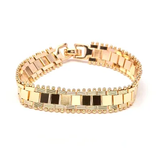 Luxenter Armband mit 18 Karat Gelbgold-Finish – Tifei