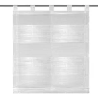 HOME WOHNIDEEN Raffrollo halbtransparentes Raffrollo 79183 SARNIA mit Scherli Querstreifen