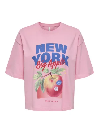 ONLY - T-Shirt - ONLJOSSI pink - Gr. - L