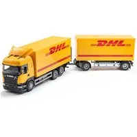 EMEK Spielzeug-Auto LKW mit Anhänger Unisex Kinder, (2-tlg)