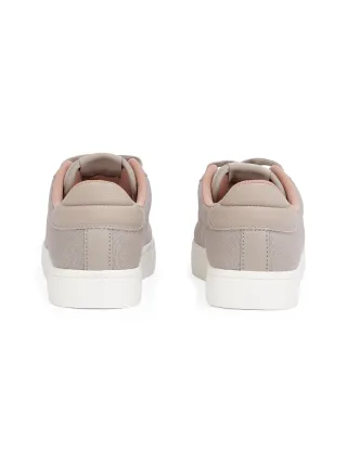 Calvin Klein Jeans Sneaker "CLASSIC CUPSOLE LOW MIX MG WN", Schnürschuh, Freizeitschuh, Halbschuh mit Logoschriftzug seitlich