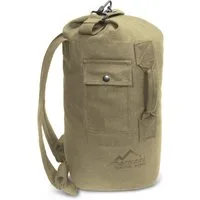 normani Packsack Canvas-Seesack 30 l Submariner 30, Duffle Bag Rucksack mit Doppelgurt und Metallverschluss
