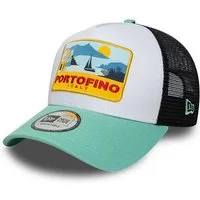 New Era Baseball Cap Portofino Location 9Forty A-Frame Trucker Cap New Era Grün (1-St)
