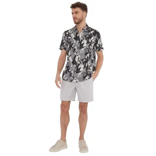 Threadbare - Hemd für Herren, Regulär (Schwarz)