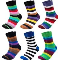 OCCULTO Basicsocken Herren Bunte Socken 6er Pack (Modell: Sigi) (6-Paar)