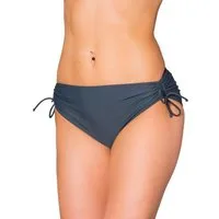Aquarti Bikini-Hose Aquarti Damen Bikinihose mit Raffung und Schnüren