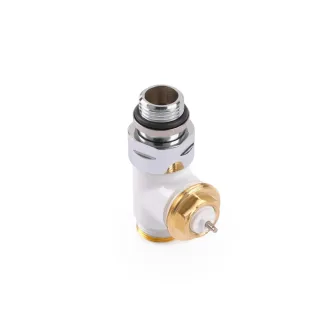 Terma Thermostat-Durchgangsventil CYLINDER GZ 1/2"-GZ 24-19 , TGZTBI006, Weiß TGZTBI006
