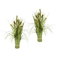Kunstgras Grasbund Gras/Fuchsschwanzgras, I.GE.A., Höhe 43 cm