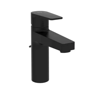 VitrA Flow Square Einhebel-Waschtischmischer mit Ablaufgarnitur Niederdruck Schwarz Matt,A4352836ND A4352836ND