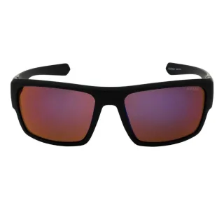 Guess - Spiegel-Sonnenbrille für Herren, Wickel (Schwarz/Rauch-Grau)