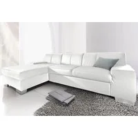 DOMO collection Ecksofa Star, zeitlose Formensprache, elegante Optik, Breite 248cm, L-Form, wahlweise mit Bettfunktion