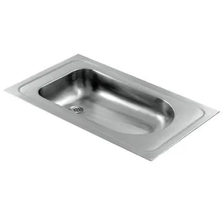 KWC Aquarotter Babybadewanne, CAMPUS, Edelstahl, 915x550x150 mm, Einlegemontage, 2000090029 2000090029