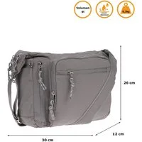 Christian Wippermann Henkeltasche Große Damen Tasche Umhängetasche Schultertasche (einzeln), Henkeltasche