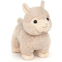 Uni-Toys Kuscheltier Alpaka, stehend - 18 cm (Länge) - Plüsch-Lama - Plüschtier, zu 100 % recyceltes Füllmaterial