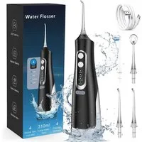 AKKEE Munddusche Elektrische Zahndusche Zahnzwischenraum-Reiniger, IPX7 Wasserdicht, für Zahnzwischenräume