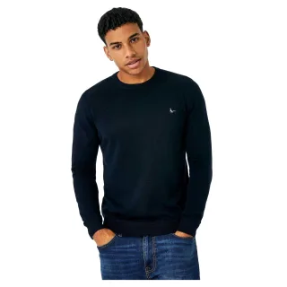 Jack Wills - "Seabourne" Pullover für Herren, Rundhalsausschnitt (Marine)