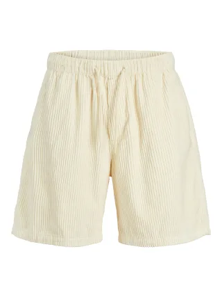 JACK&JONES - -JPSTBILL JJJUMBO CORDUROY JOGGER SHORT buttercream - Gr. - S