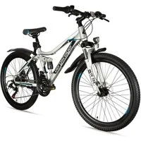 bergsteiger Kinderfahrrad Broome 24, 26 Zoll, Damen, Herren, Mountainbike, 21 Gang Shimano Shimano Tourney Schaltung Schaltwerk, Kettenschaltung, Scheibenbremsen
