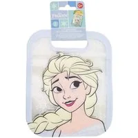 Disney Frozen Brottasche 4 Stück mit Zip Verschluss für Obst Kekse und Snacks, (Spar-Set, 4-tlg., 4x Stück)
