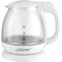 Feel Maestro Wasserkocher MR055 Glas-Wasserkocher 1L mit Innenbeleuchtung, 1 l, 1100 W, Überhitzungsschutz 1100 W
