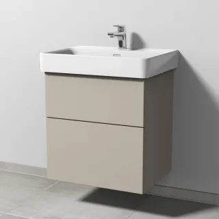 Sanipa 3way Waschtischunterbau zu Laufen Pro S Waschtisch mit 2 Auszügen, Kaschmir-Matt SP7661U