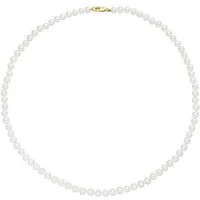 Firetti Perlenkette Schmuck Geschenk Gold 375 Halsschmuck Halskette Perle, Made in Germany - mit Süßwasserzuchtperle