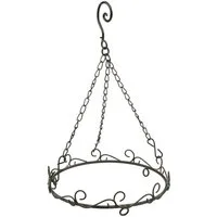 Florists Products Gartenfigur Dekoring mit Haken Rost Vintage Look Ø20,5cm Shabby Chic