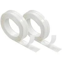 WENKO Dichtungsband, (Set, 2-St), selbstklebend, 320x2,2 cm, für Badewanne, Dusche, Waschbecken
