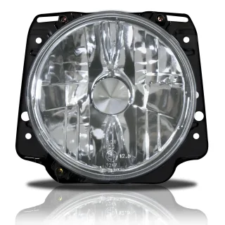 Scheinwerfer Klarglas Chrom LINKS + RECHTS für VW Golf 1 + Carbio