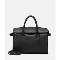 Liebeskind Berlin Schultertasche Archive Gloria Satchel M, Geräumige Handtasche aus weichem Yak-Leder