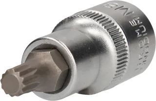 Brilliant Tools 1/2" Vielzahn-Bit-Stecknuss, 55 mm lang - BT022932
