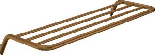 Neuesbad Serie 600 Geriffeltes Regal, Bronze gebürstet NB1DEADIC5311