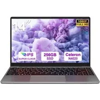bvate B5 Laptop, 14 Zoll, N4020, 6GB RAM, 256GB/64GB SSD Notebook Notebook (35 cm/14 Zoll, Celeron N4020 N4020, Celeron N4020, 6 GB, 256 GB SSD, 180° Drehung/Low Blue Light-Zertifizierung/Deutsche Tastaturaufkleber)