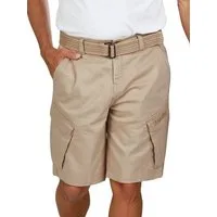 DENIMFY Cargoshorts Herren Shorts DFPhil Regular Fit Bermudashorts mit Gürtel