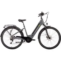 SAXONETTE E-Bike Trekkingrad E-Bike Cityrad Deluxe Sport (Wave), 9 Gang Shimano Alivio Schaltwerk, Kettenschaltung, Mittelmotor, 418 Wh, (Packung), (mit integr. Akku), Elektrofahrrad für Damen u. Herren