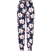 CLOUD 5IVE Stoffhose CLOUD 5IVE Viskose Hose mit Bündchen 2-Pockets & Big Flowers (1-tlg)