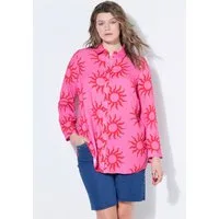 Studio Untold Hemdbluse Hemdbluse Straight Shape Sun-Print